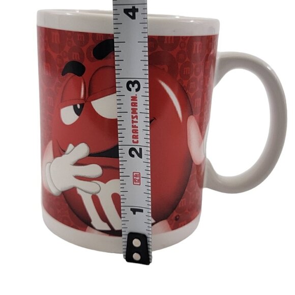 M&M’s Yellow and Red 12 Oz Official Licensed Ceramic Coffee Cup Mug - Picture 7 of 16